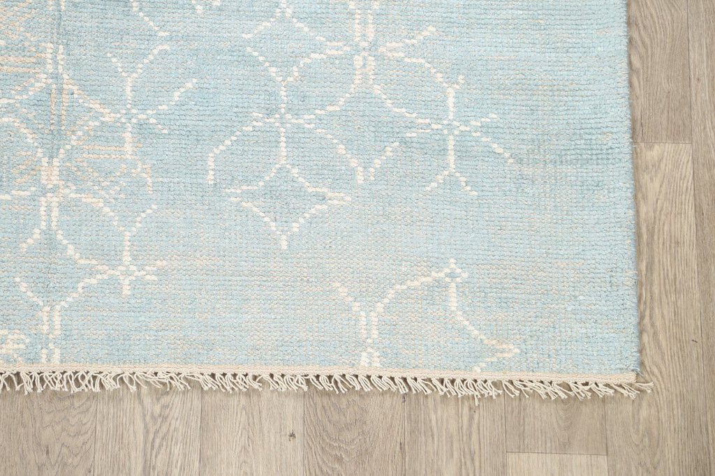 Muted Distressed Modern Oriental Area Rug 6x8