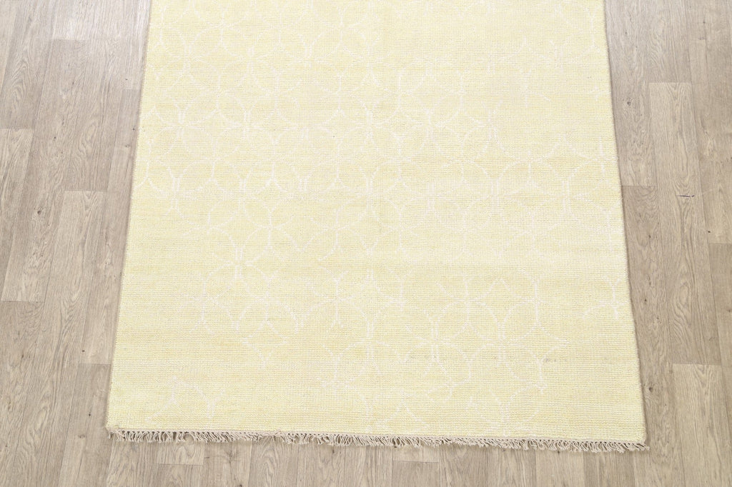 Muted Distressed Modern Oriental Area Rug 5x8