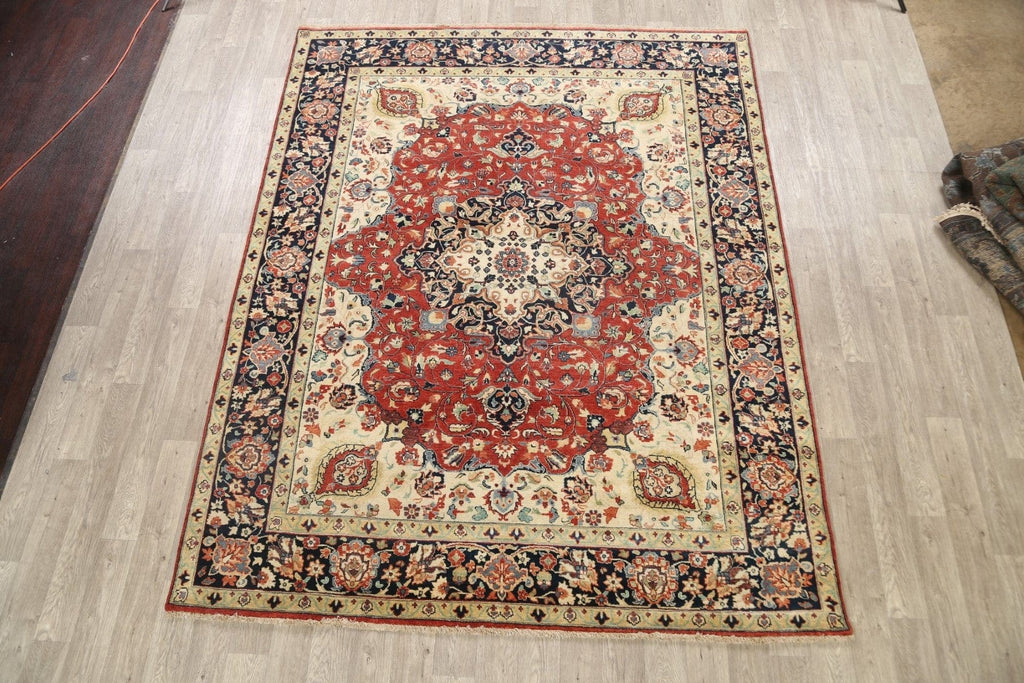 Floral Heriz Serapi Oriental Area Rug 8x10