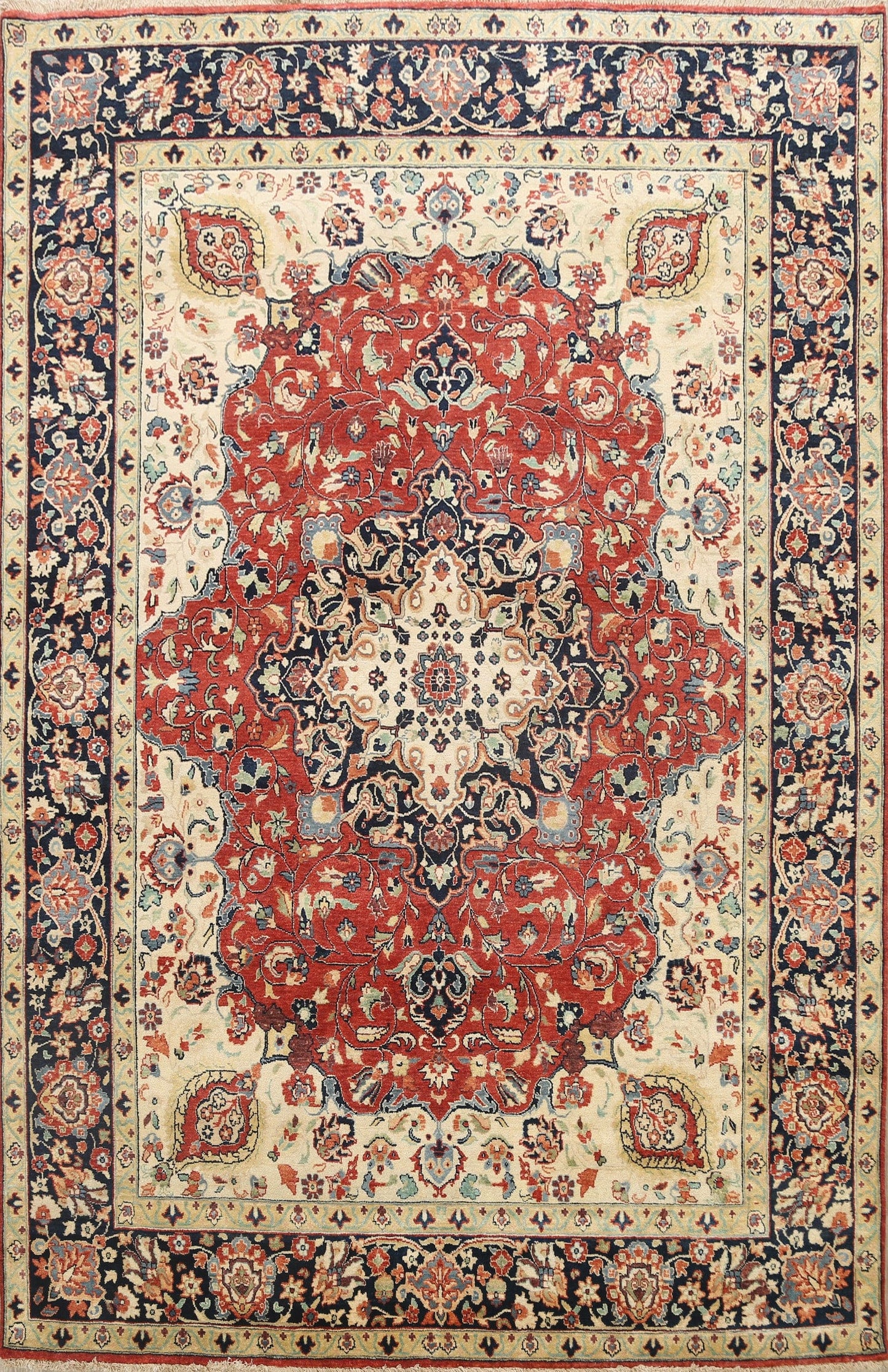 Floral Heriz Serapi Oriental Area Rug 8x10