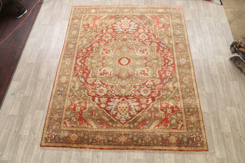 Geometric Heriz Serapi Oriental Area Rug 8x10