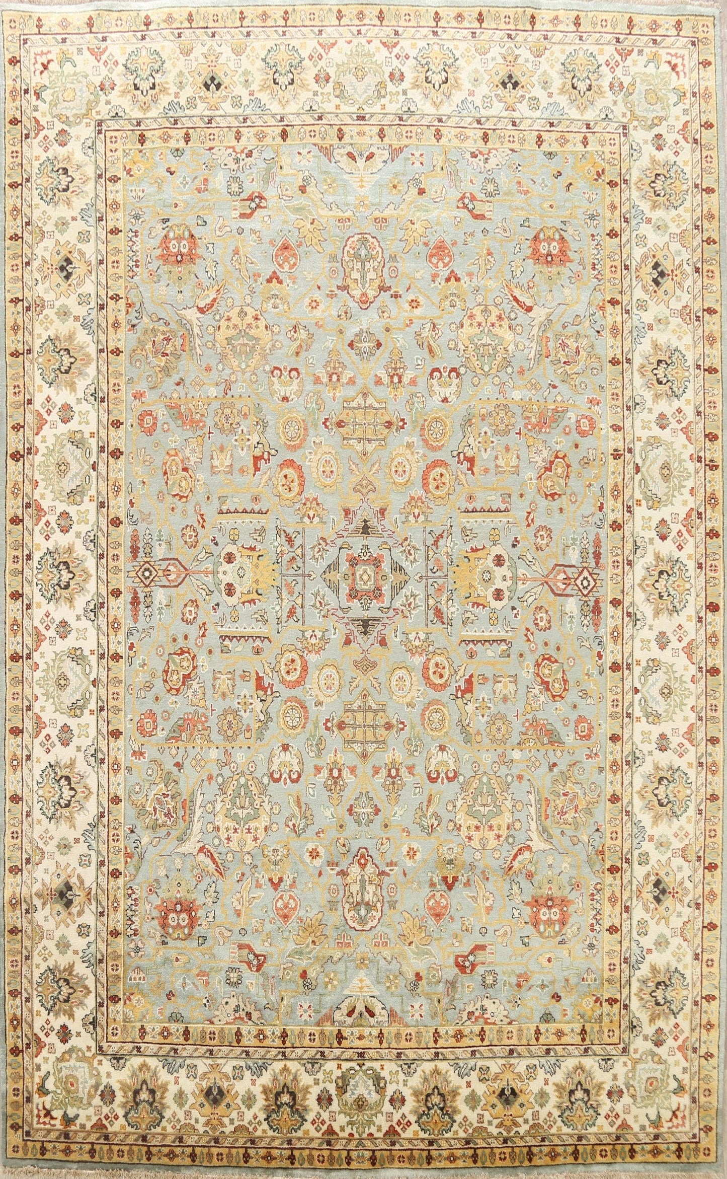 Floral Heriz Serapi Oriental Area Rug 8x10