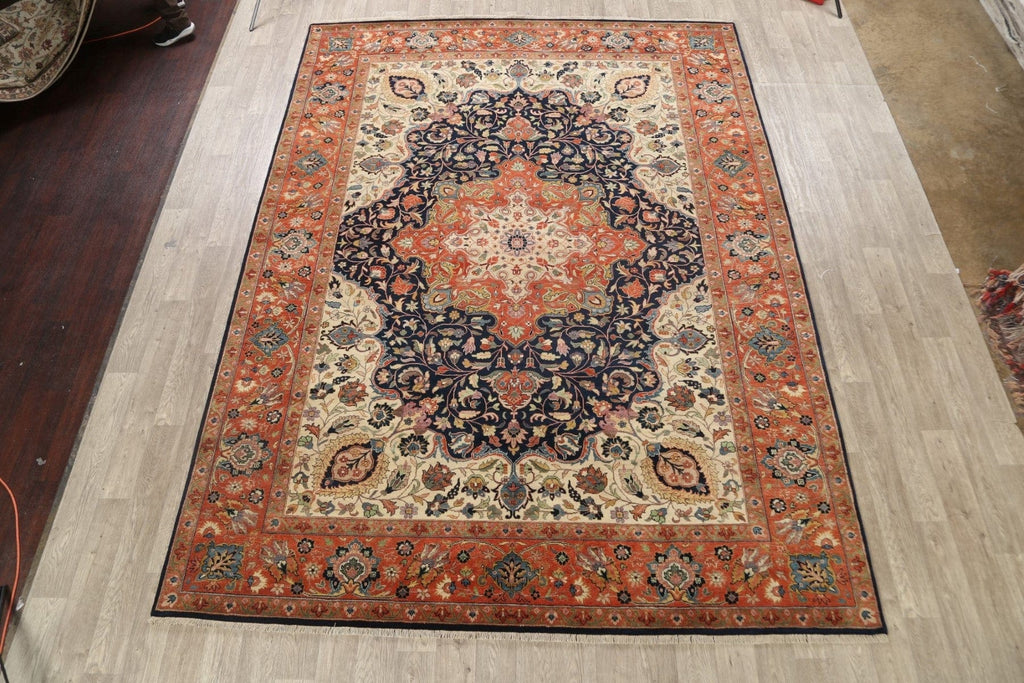 Floral Heriz Serapi Oriental Area Rug 9x12