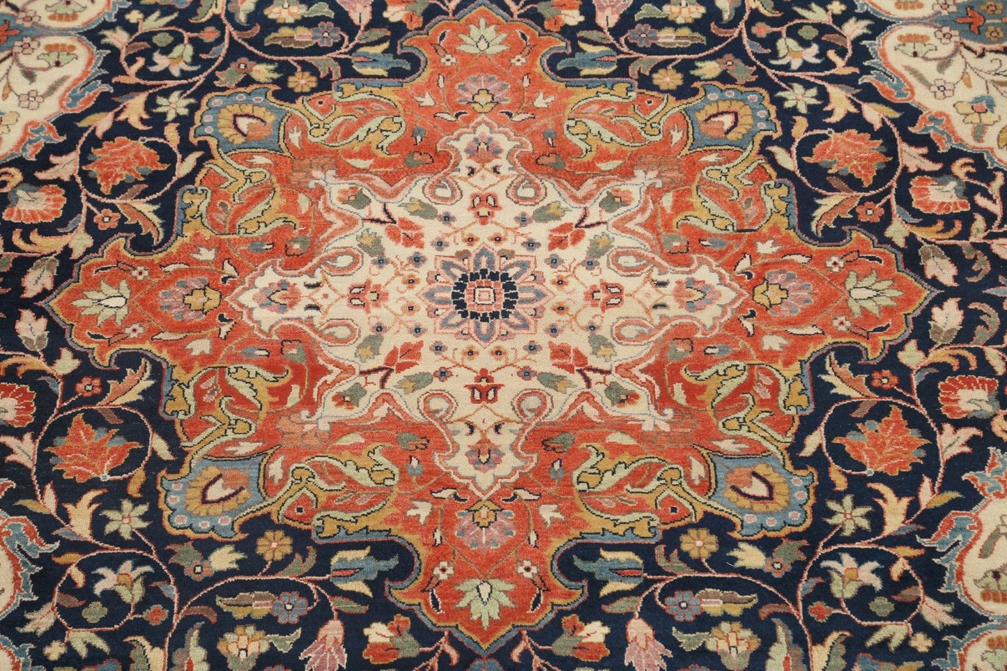 Floral Heriz Serapi Oriental Area Rug 9x12