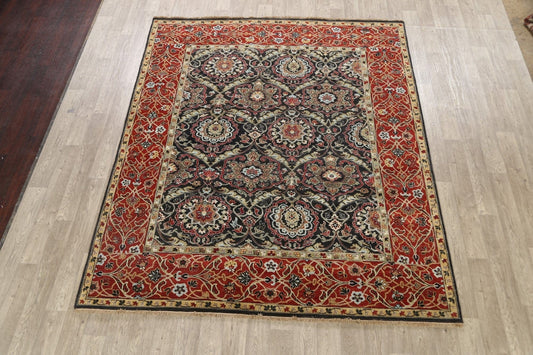 Vegetable Dye Floral Sultanabad Oriental Area Rug 8x9