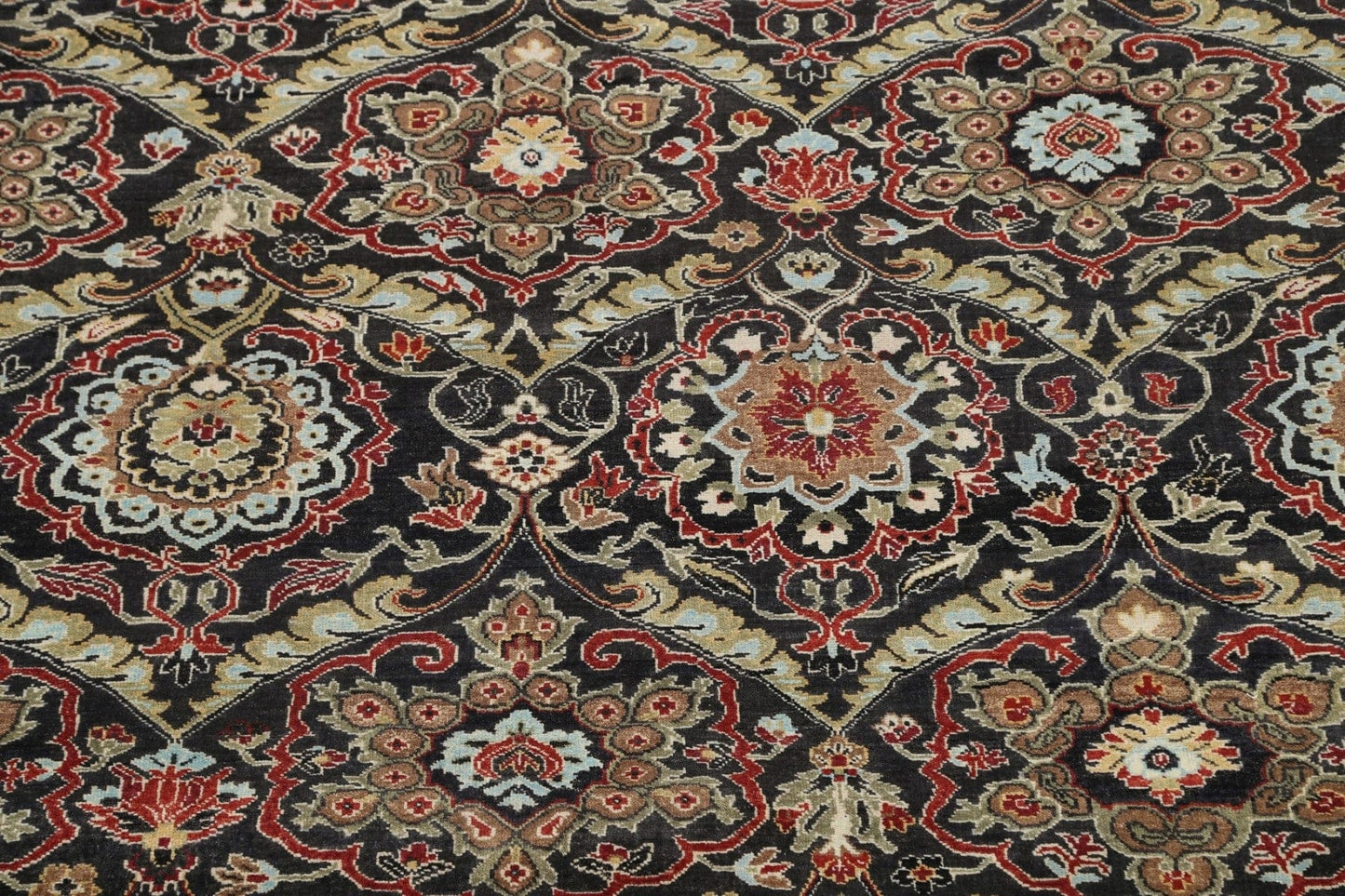 Vegetable Dye Floral Sultanabad Oriental Area Rug 8x9