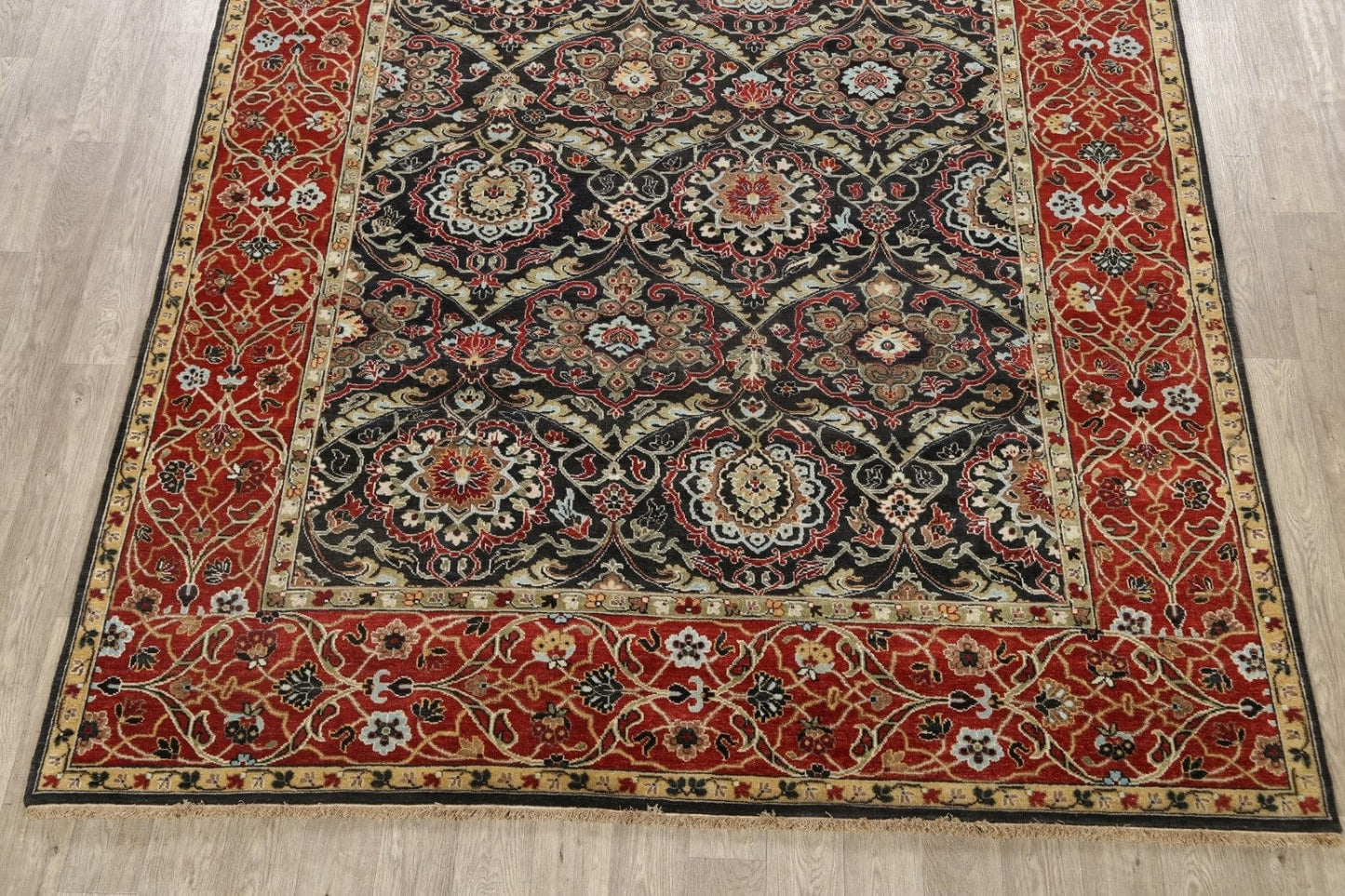 Vegetable Dye Floral Sultanabad Oriental Area Rug 8x9