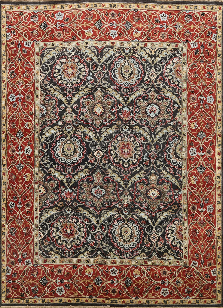 Vegetable Dye Floral Sultanabad Oriental Area Rug 8x9