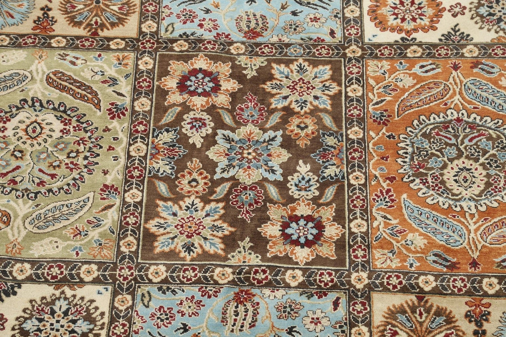 Vegetable Dye Floral Heriz Serapi Oriental Area Rug 8x10