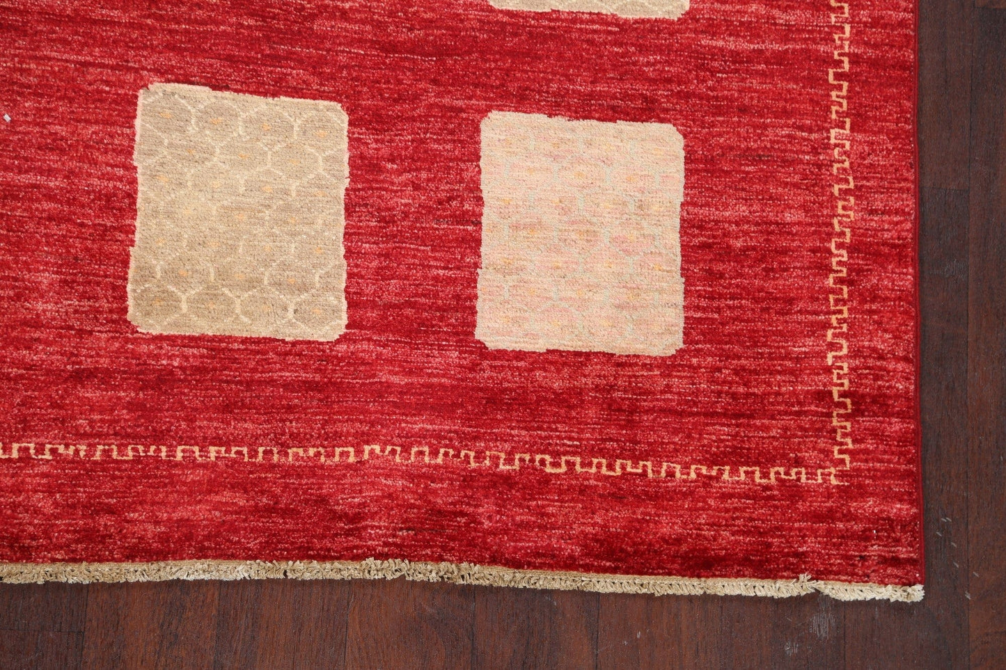 Geometric Gabbeh Kashkoli Oriental Area Rug 7x8