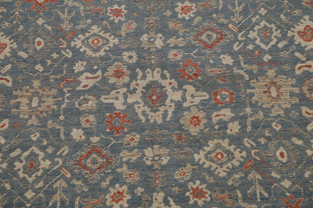 Silver Washed Ziegler Turkish Area Rug 7x10