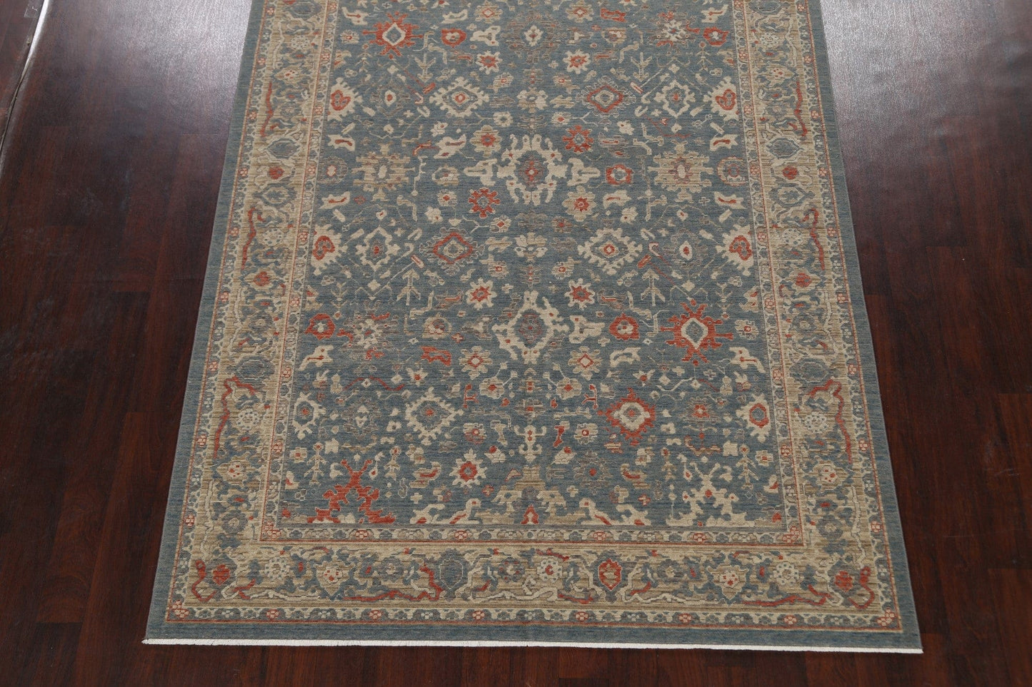 Silver Washed Ziegler Turkish Area Rug 7x10