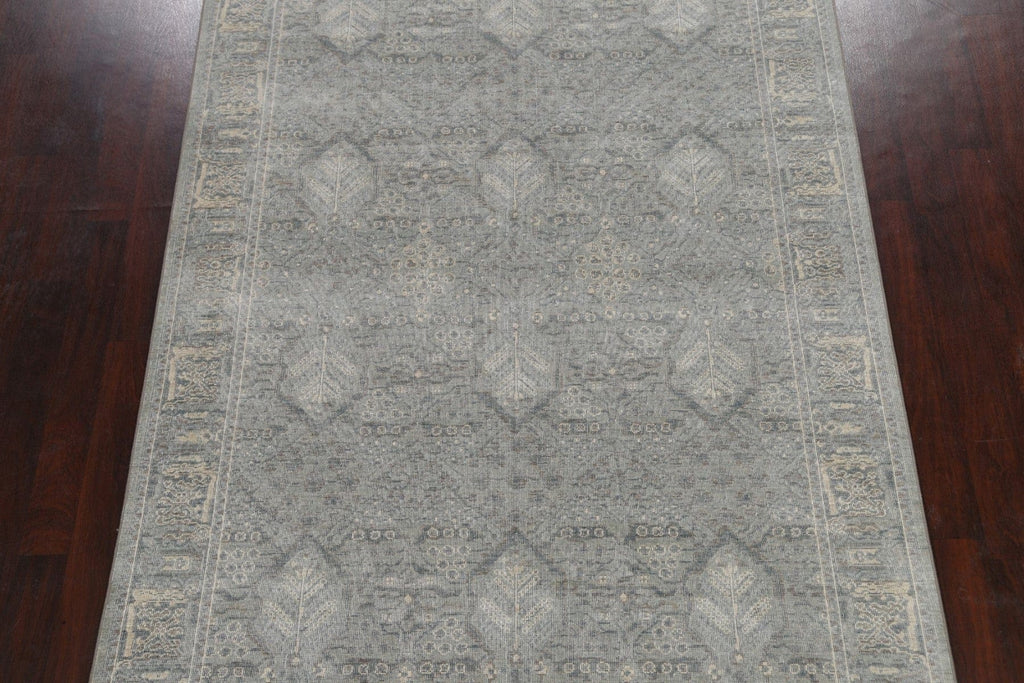 Silver Washed Ziegler Turkish Area Rug 7x10