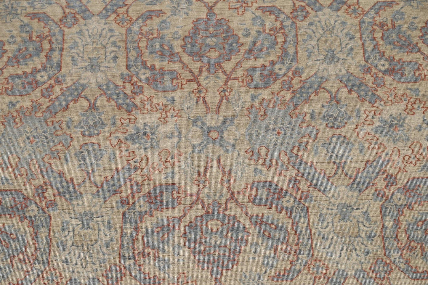 Silver Washed Ziegler Turkish Area Rug 7x10