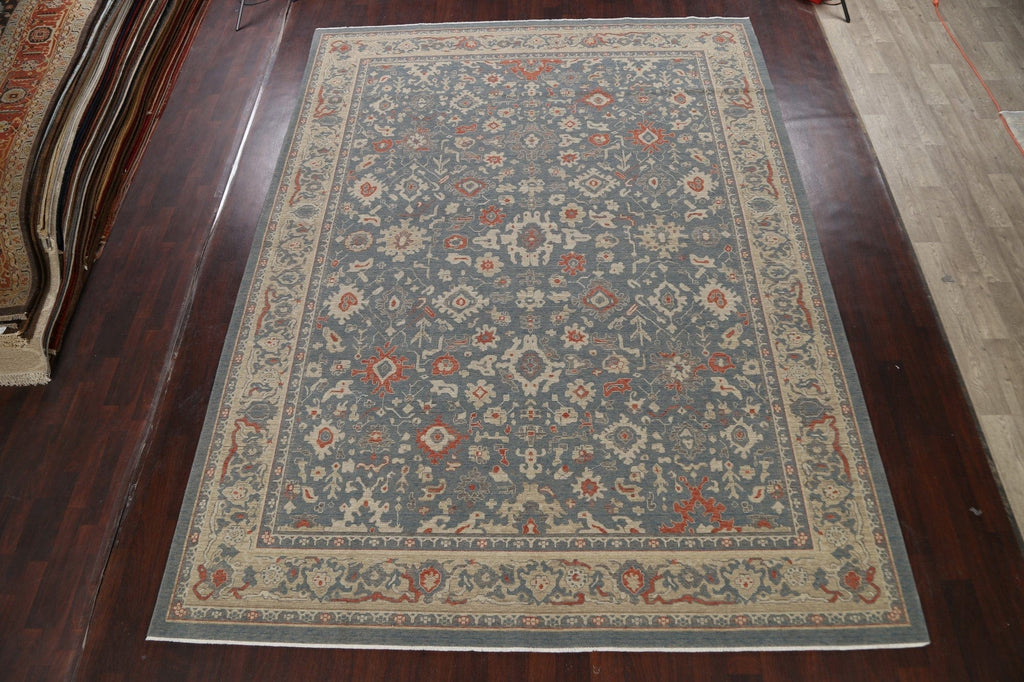 Silver Washed Ziegler Turkish Area Rug 10x13