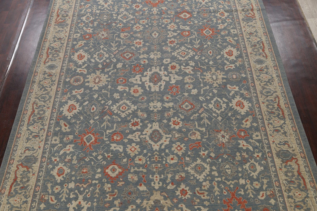 Silver Washed Ziegler Turkish Area Rug 10x13