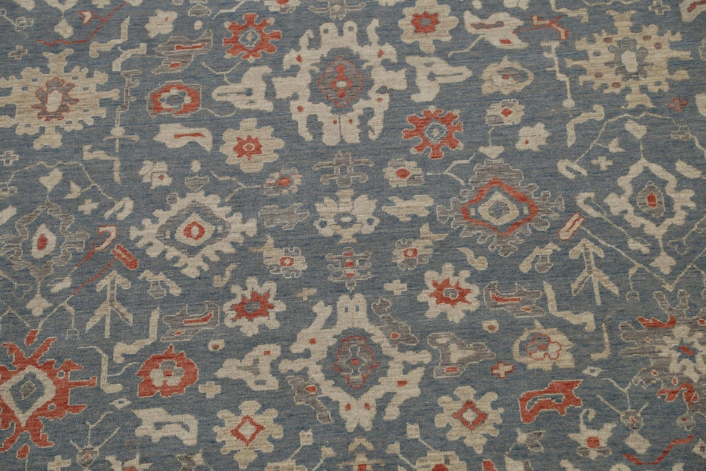 Silver Washed Ziegler Turkish Area Rug 10x13