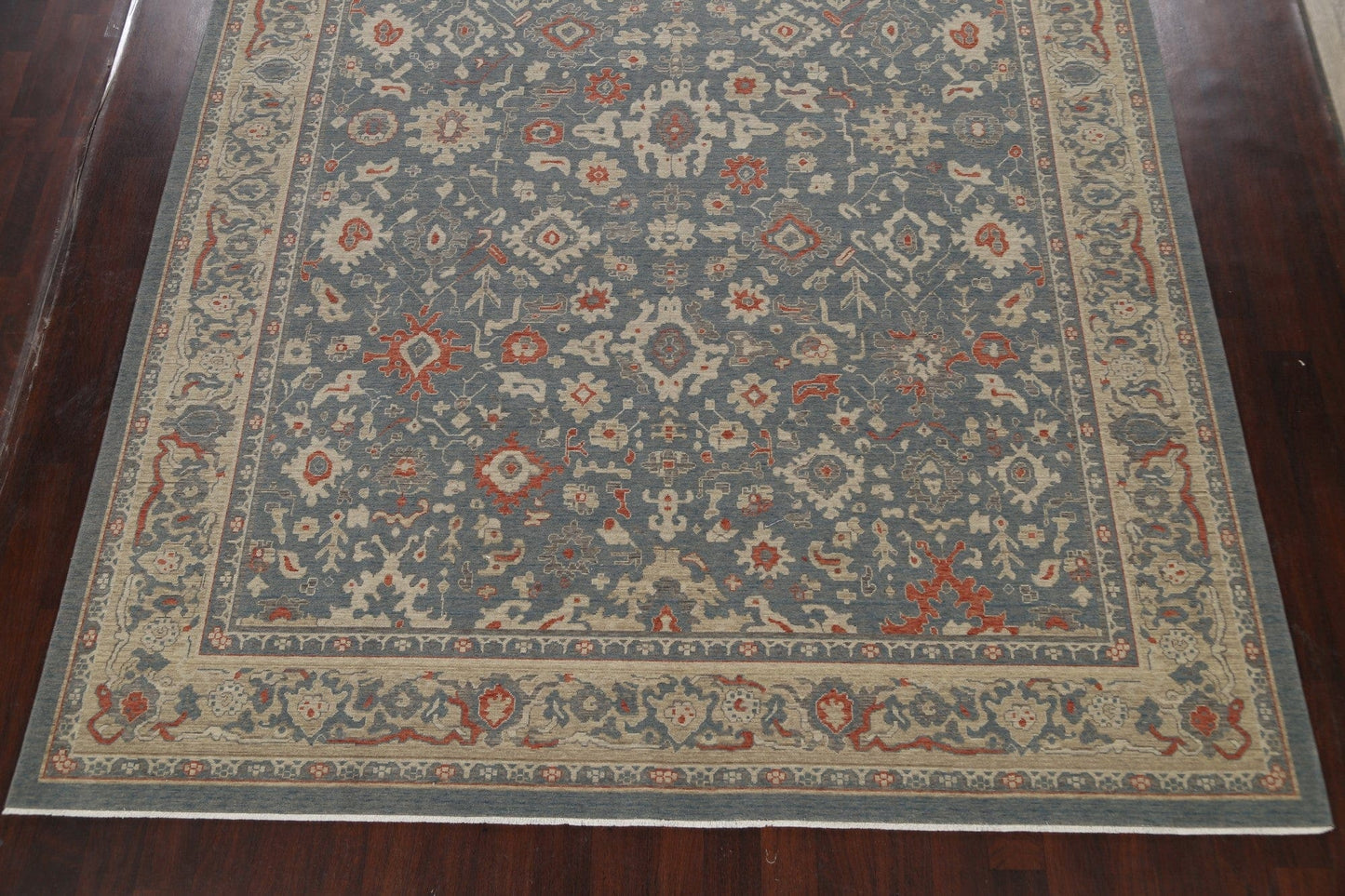 Silver Washed Ziegler Turkish Area Rug 10x13