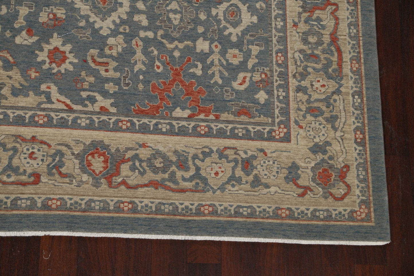 Silver Washed Ziegler Turkish Area Rug 10x13