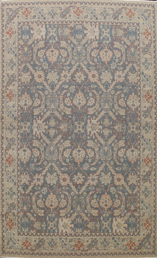 Silver Washed Ziegler Turkish Area Rug 10x13