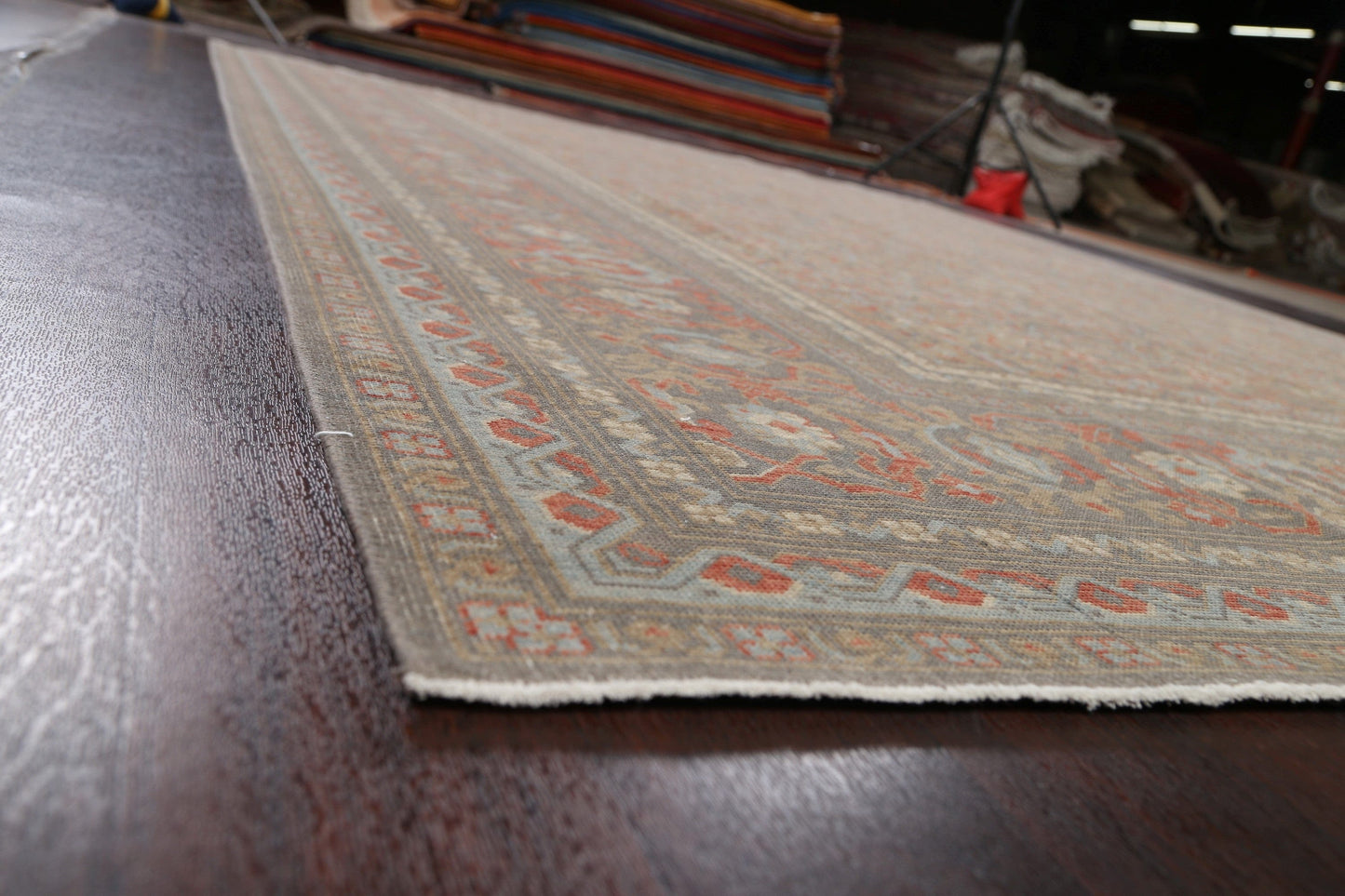 Silver Washed Ziegler Turkish Area Rug 9x12