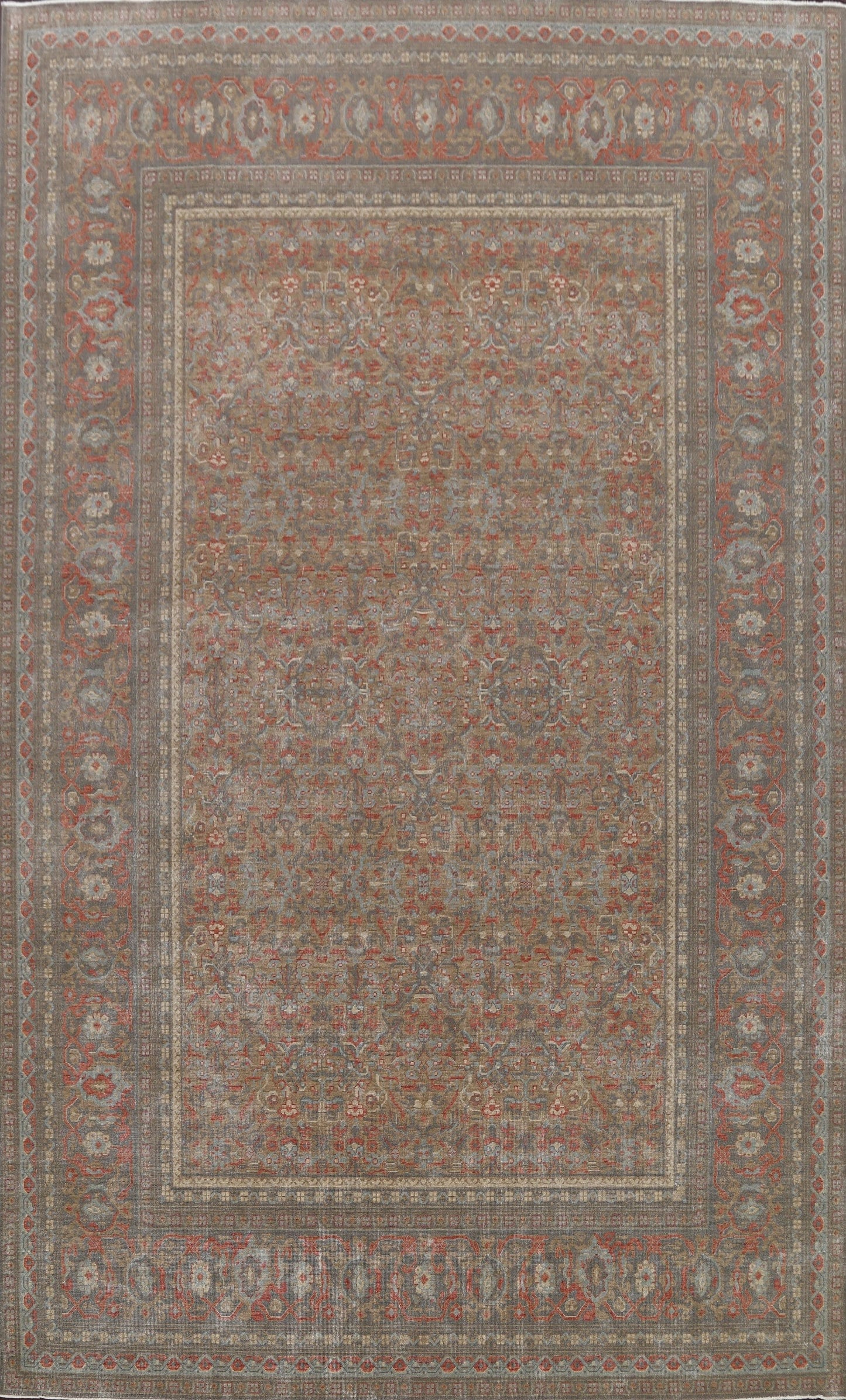 Silver Washed Ziegler Turkish Area Rug 9x12