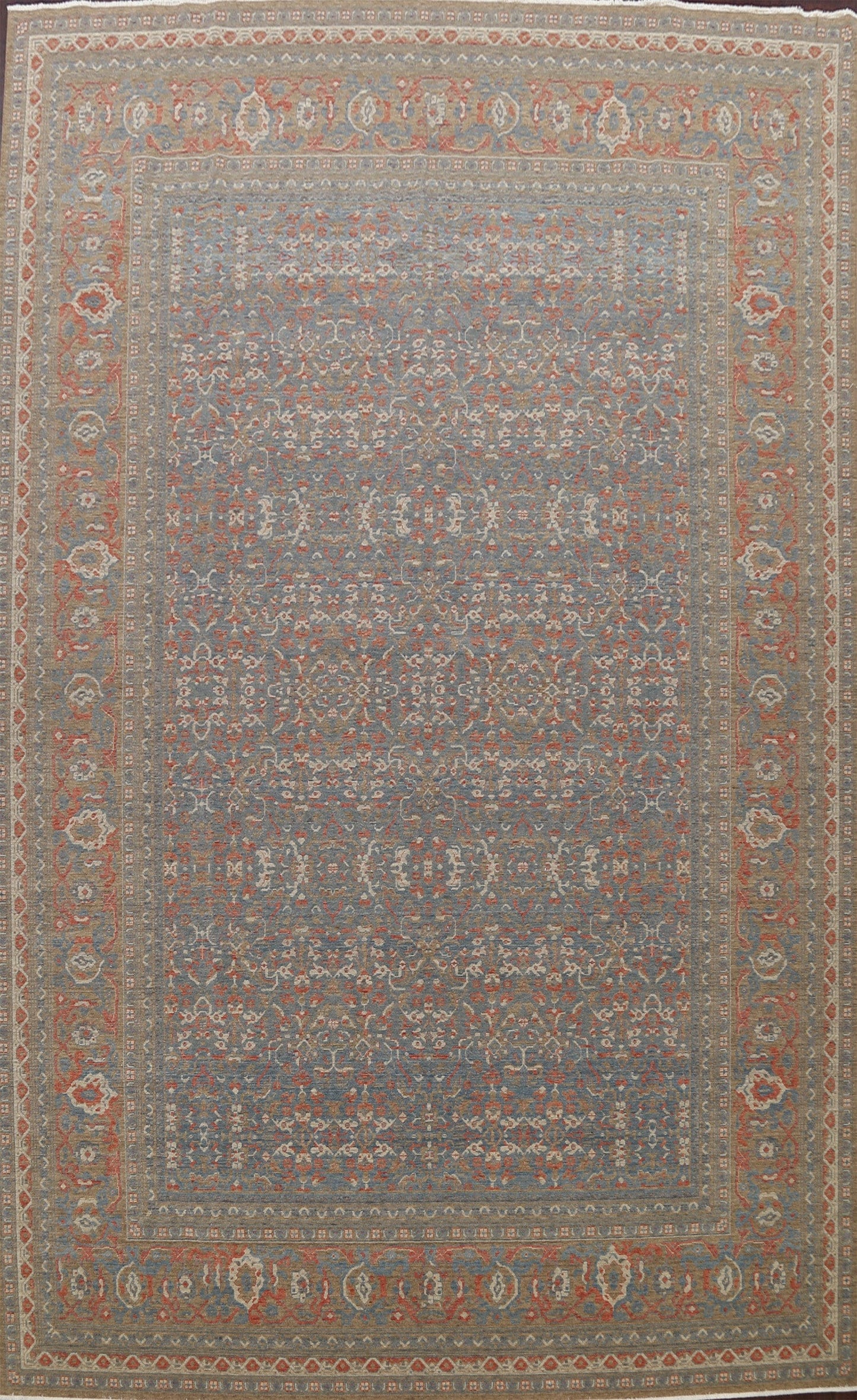 Silver Washed Ziegler Turkish Area Rug 10x13