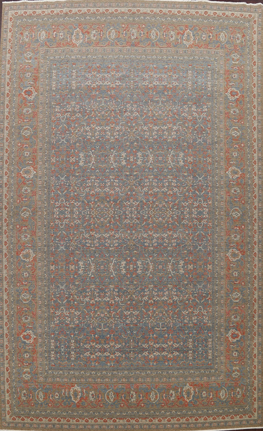 Silver Washed Ziegler Turkish Area Rug 10x13