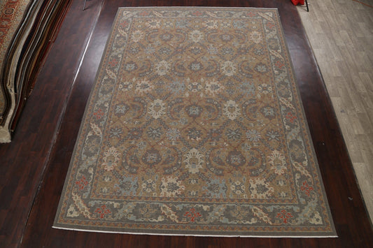 Silver Washed Ziegler Turkish Area Rug 10x13