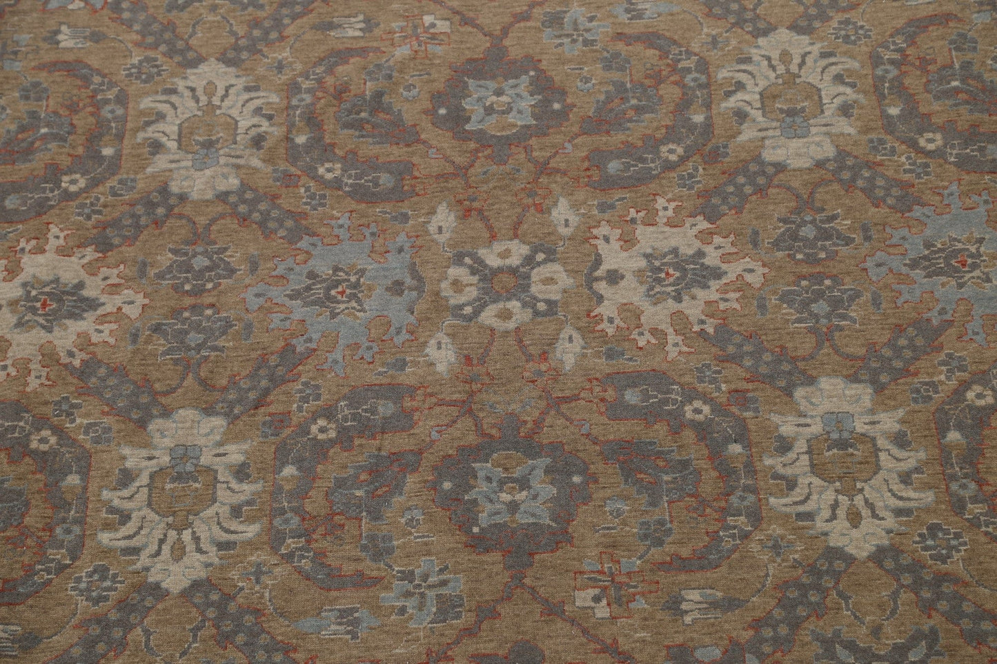 Silver Washed Ziegler Turkish Area Rug 10x13