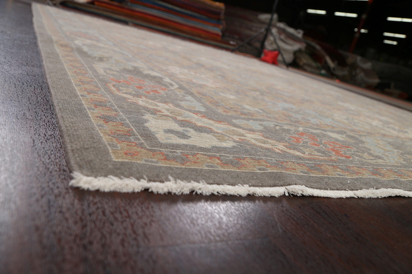 Silver Washed Ziegler Turkish Area Rug 10x13