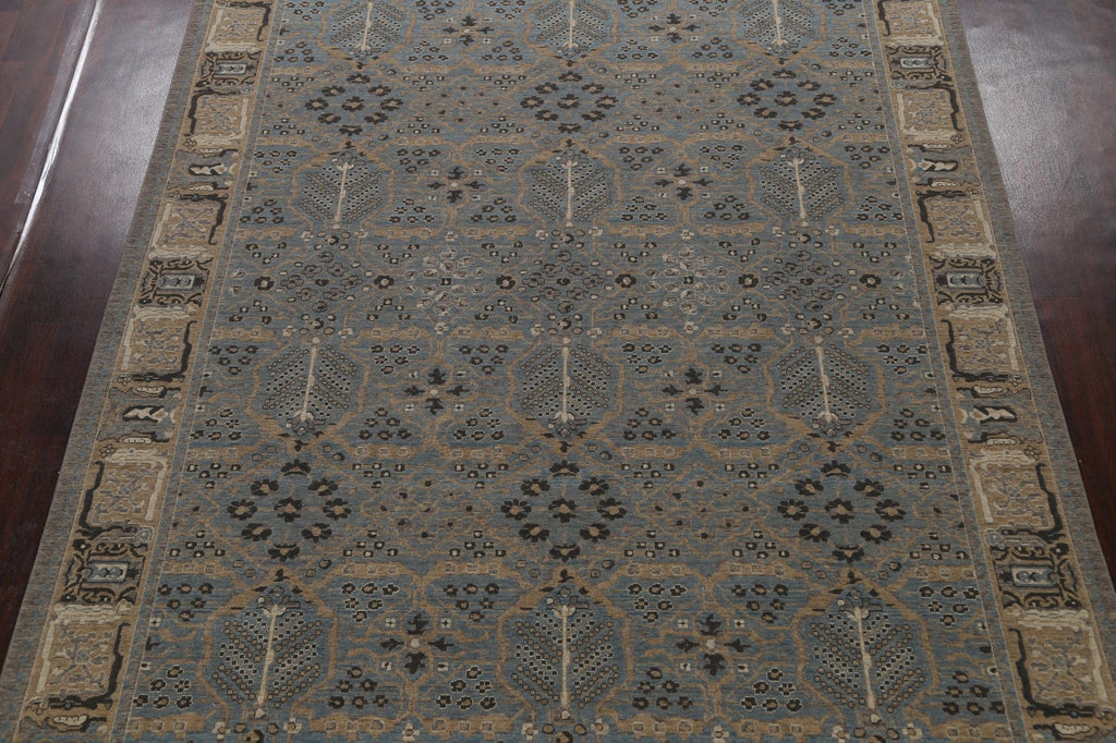 Silver Washed Ziegler Turkish Area Rug 9x12