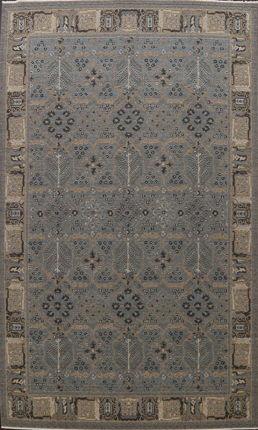 Silver Washed Ziegler Turkish Area Rug 9x12