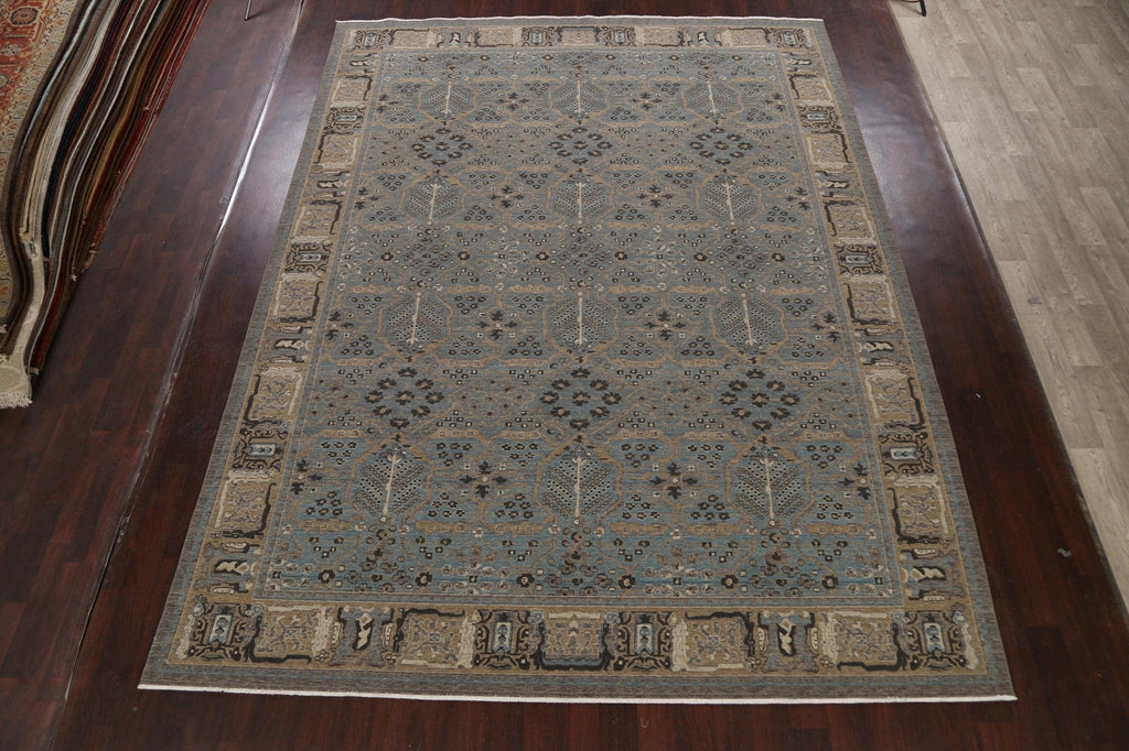 Silver Washed Ziegler Turkish Area Rug 10x13