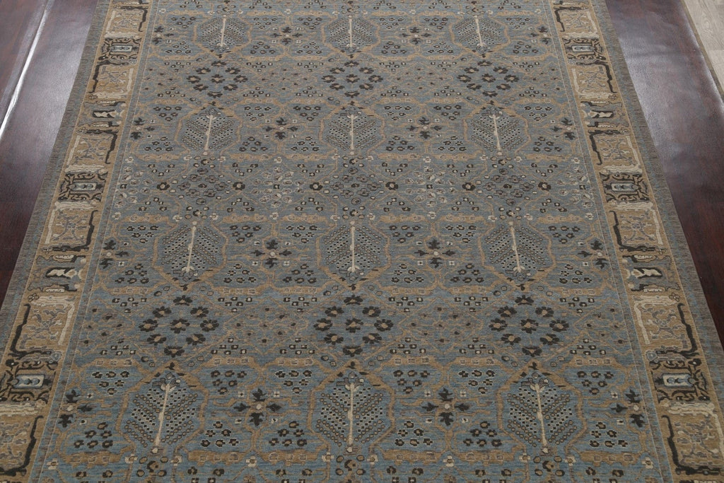 Silver Washed Ziegler Turkish Area Rug 10x13