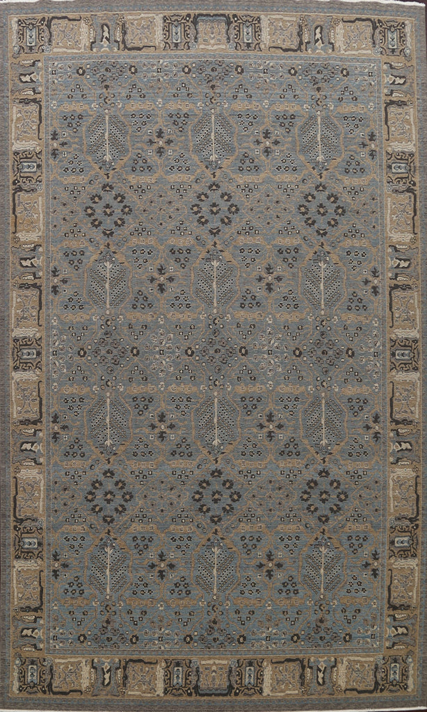 Silver Washed Ziegler Turkish Area Rug 10x13