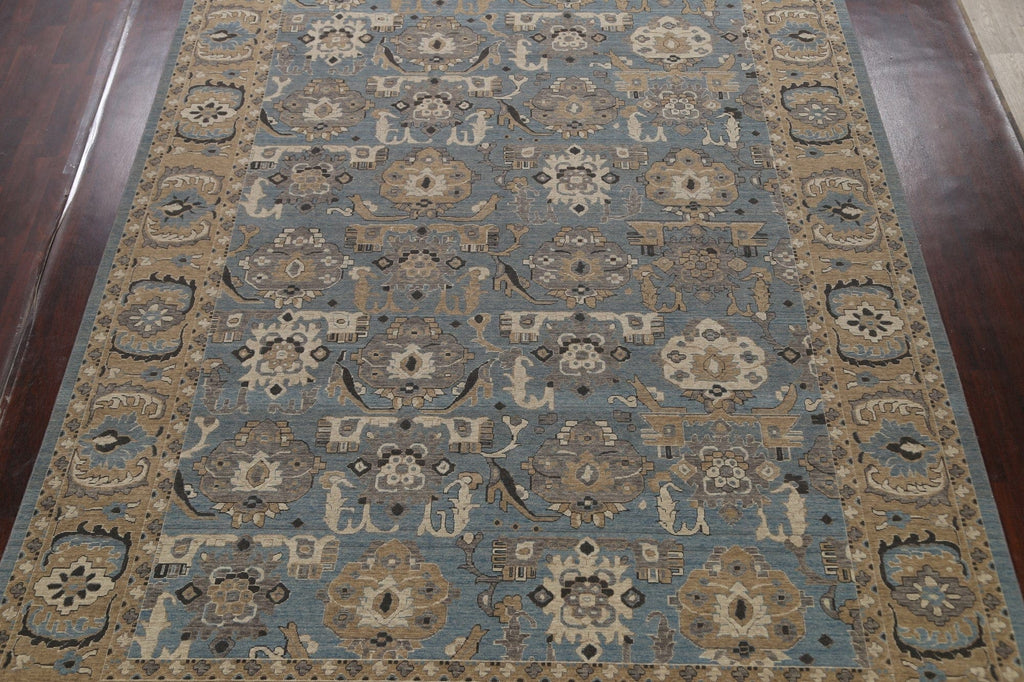 Silver Washed Ziegler Turkish Area Rug 10x13