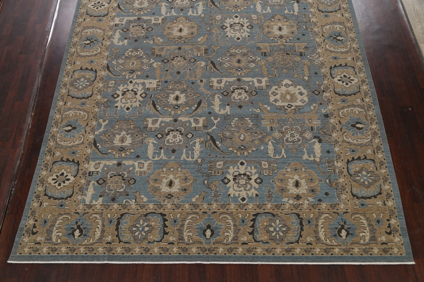 Silver Washed Ziegler Turkish Area Rug 10x13