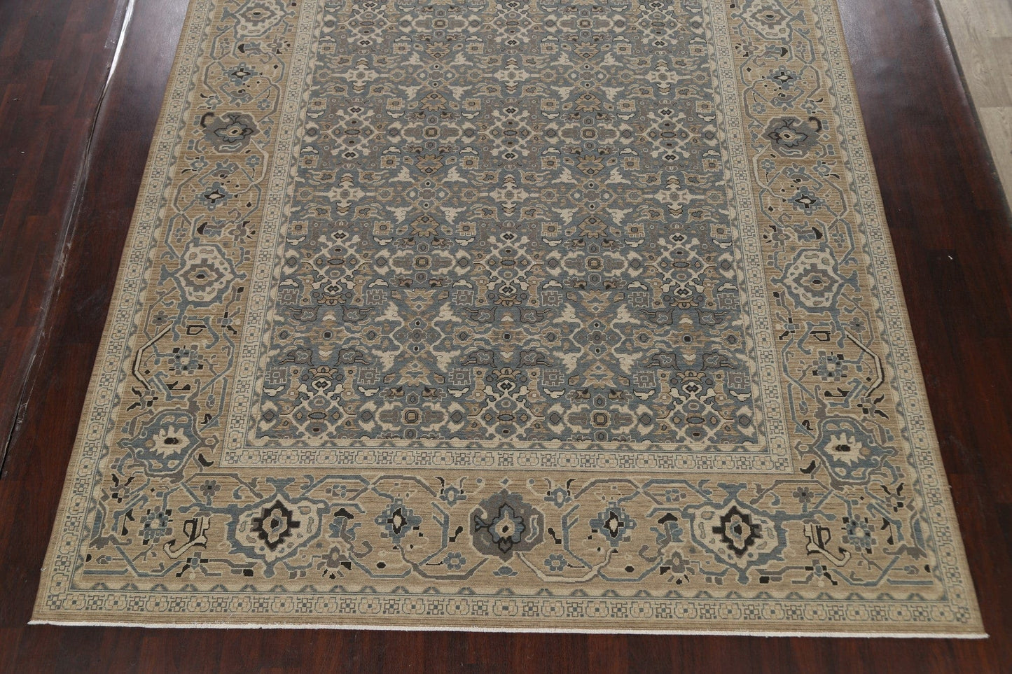 Silver Washed Ziegler Turkish Area Rug 10x13