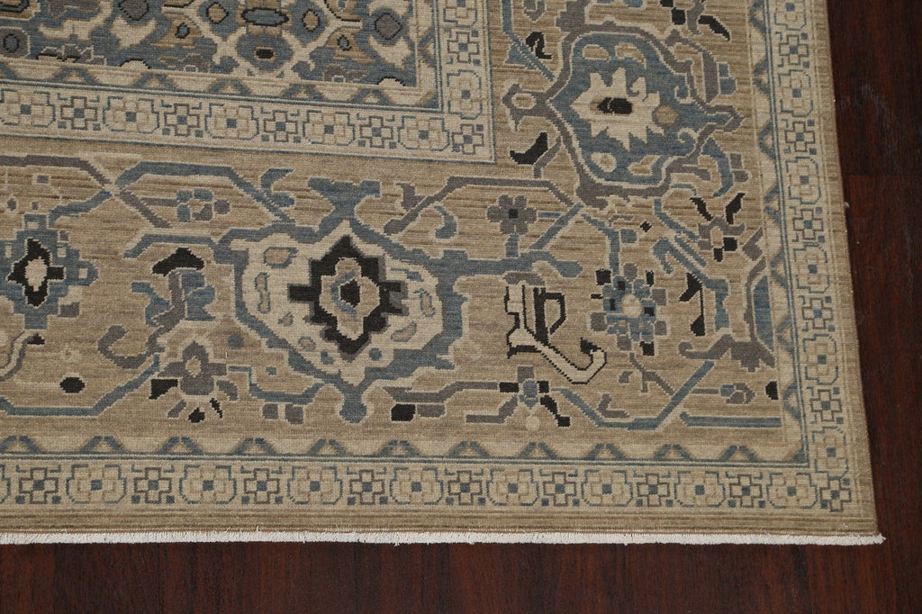 Silver Washed Ziegler Turkish Area Rug 10x13