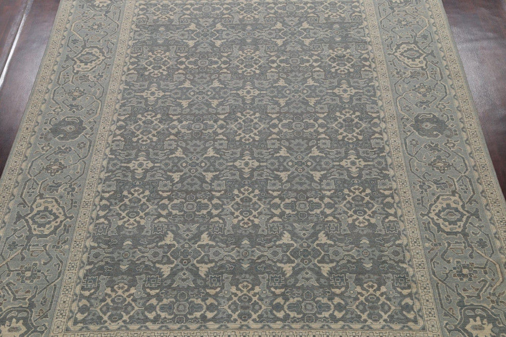 Silver Washed Ziegler Turkish Area Rug 10x13