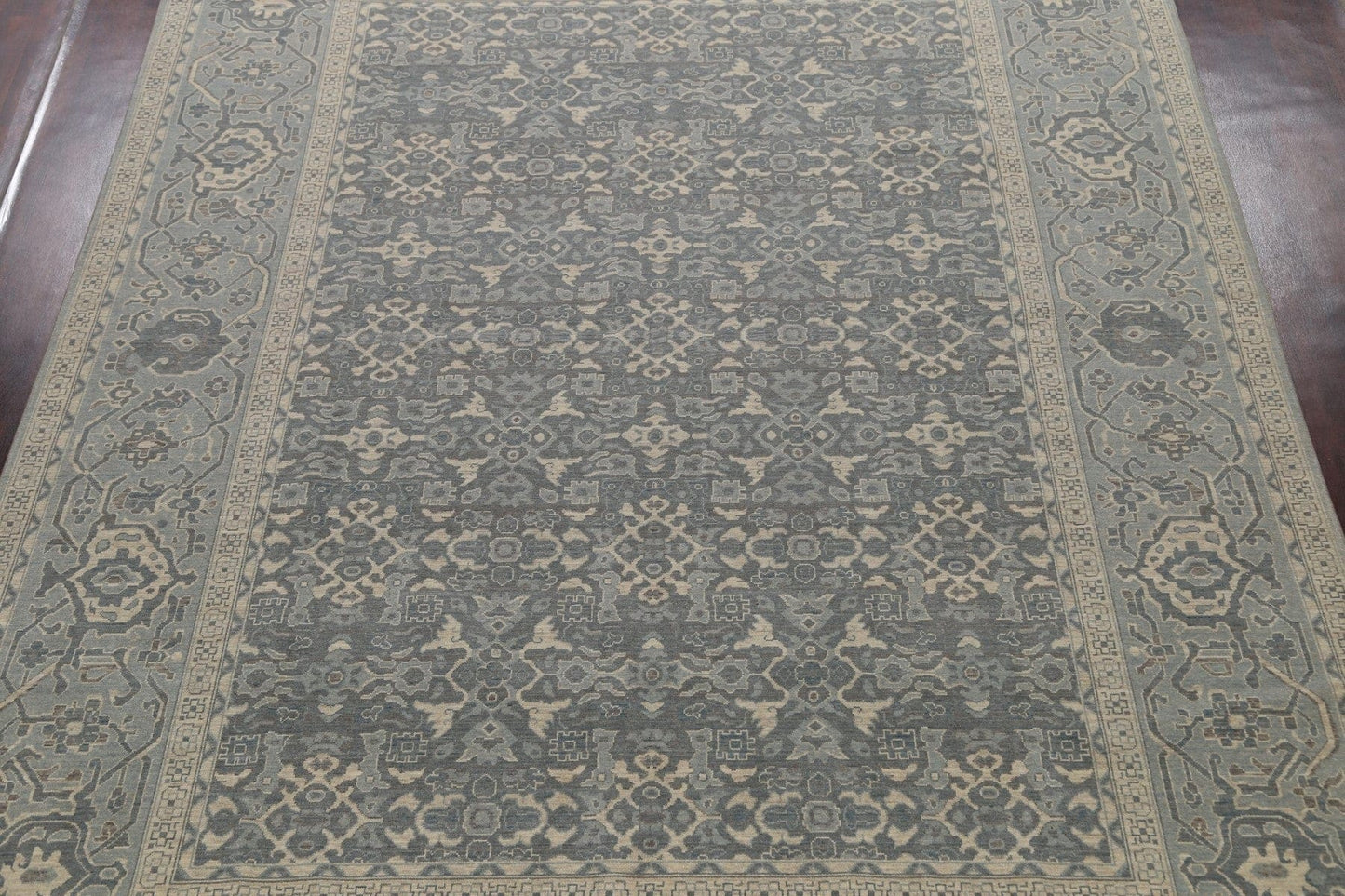 Silver Washed Ziegler Turkish Area Rug 10x13