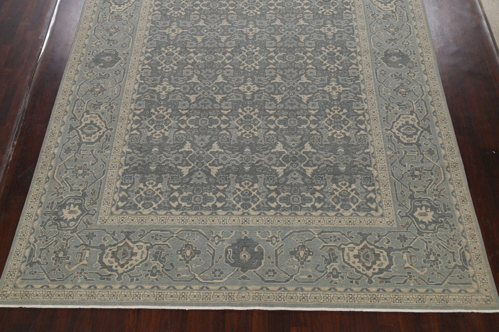 Silver Washed Ziegler Turkish Area Rug 10x13