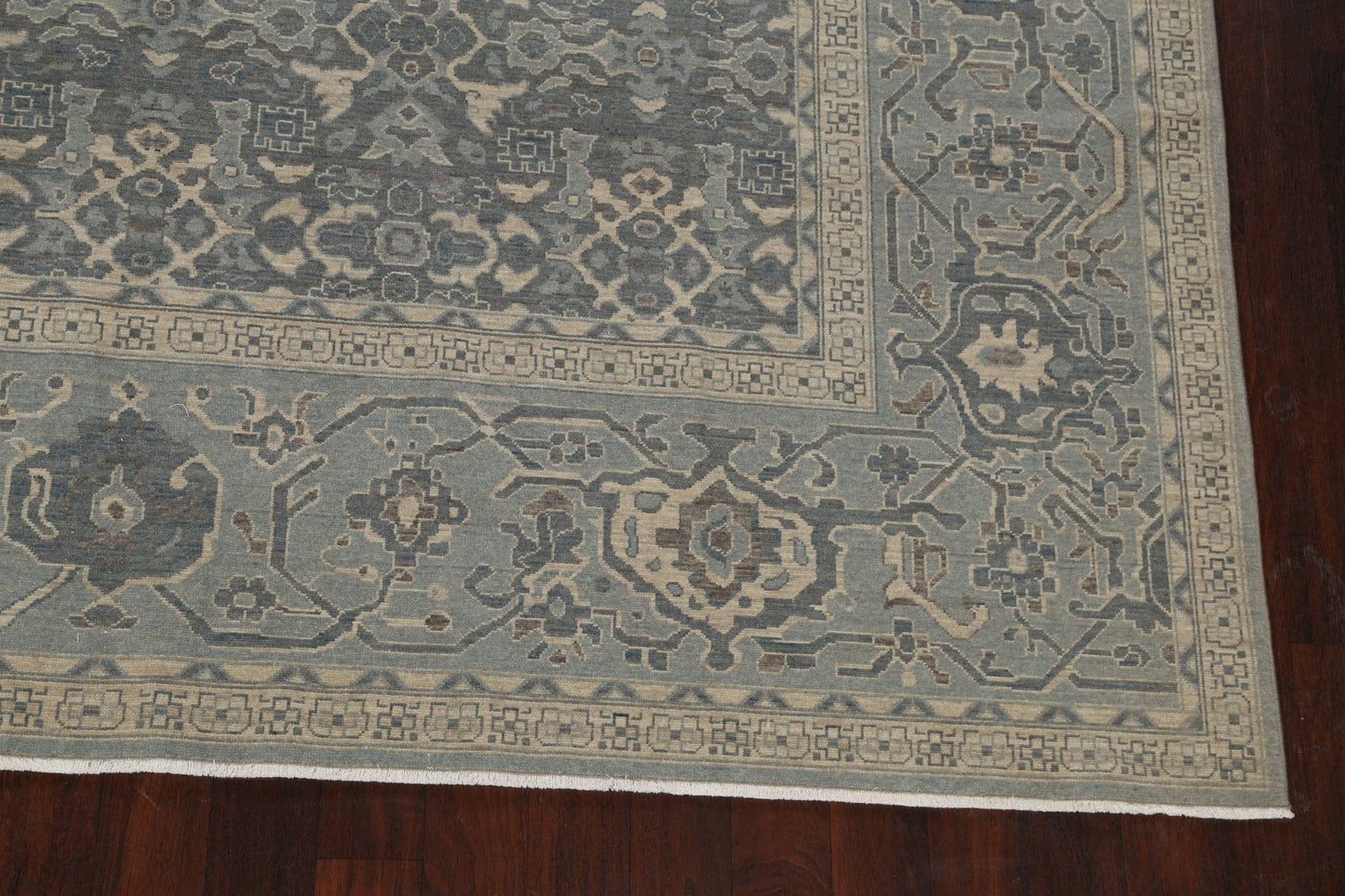 Silver Washed Ziegler Turkish Area Rug 10x13