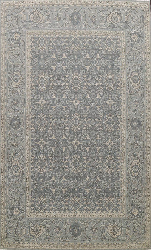 Silver Washed Ziegler Turkish Area Rug 10x13