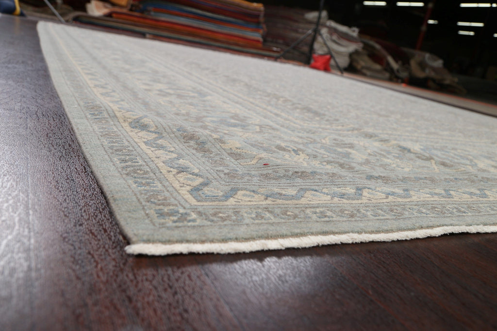 Silver Washed Ziegler Turkish Area Rug 10x13