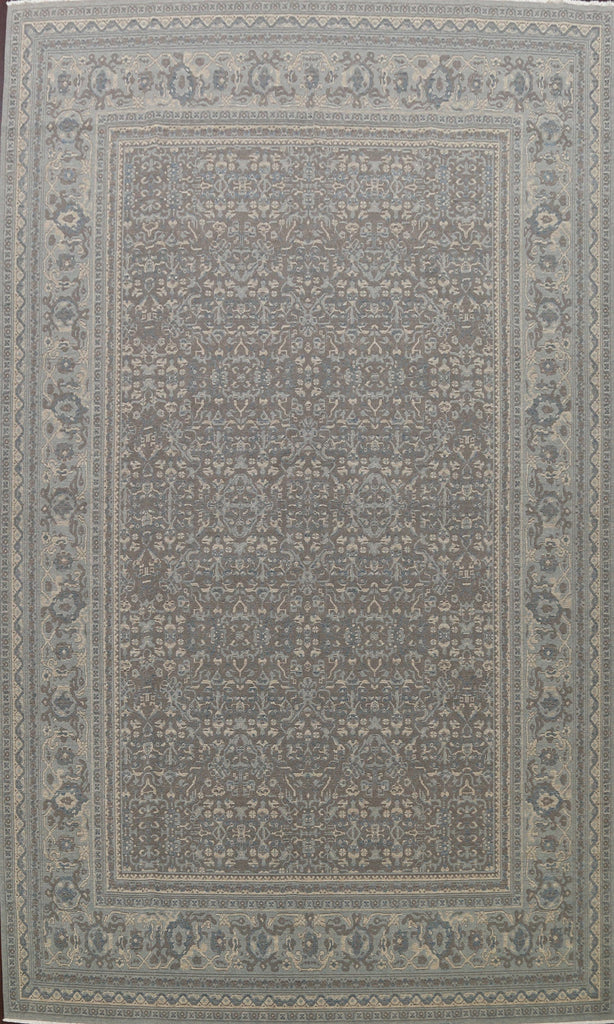 Silver Washed Ziegler Turkish Area Rug 10x13