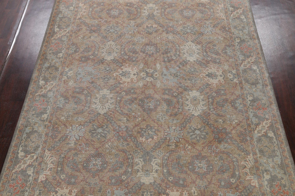 Silver Washed Ziegler Turkish Area Rug 9x12