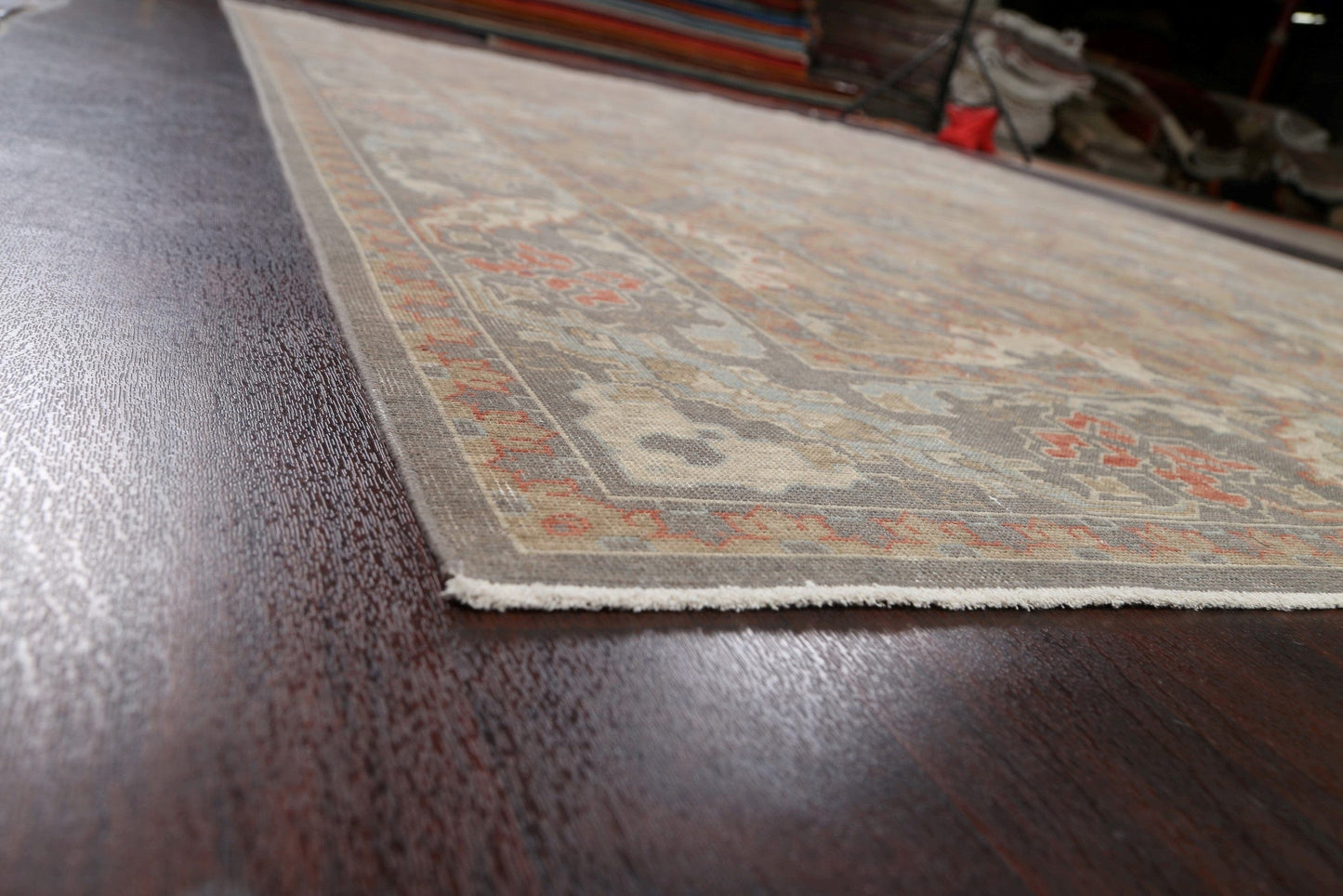 Silver Washed Ziegler Turkish Area Rug 9x12