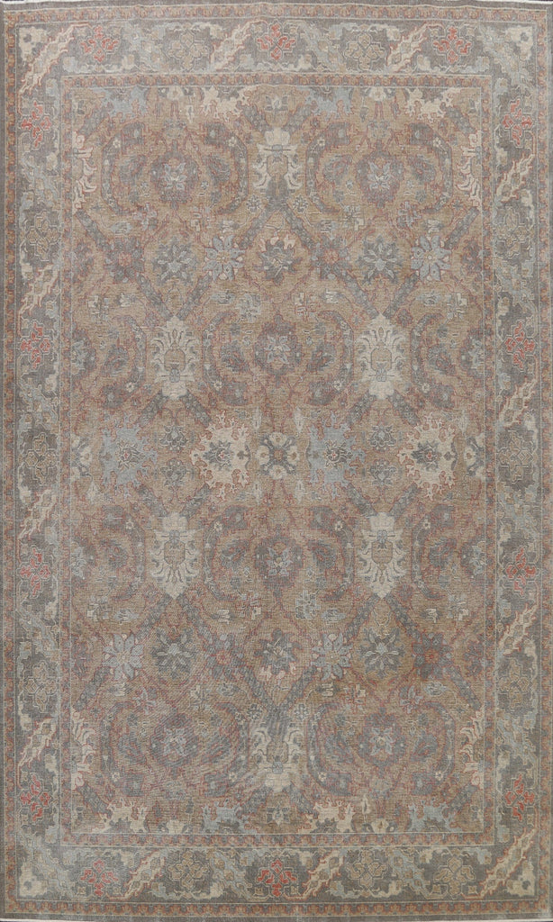 Silver Washed Ziegler Turkish Area Rug 9x12